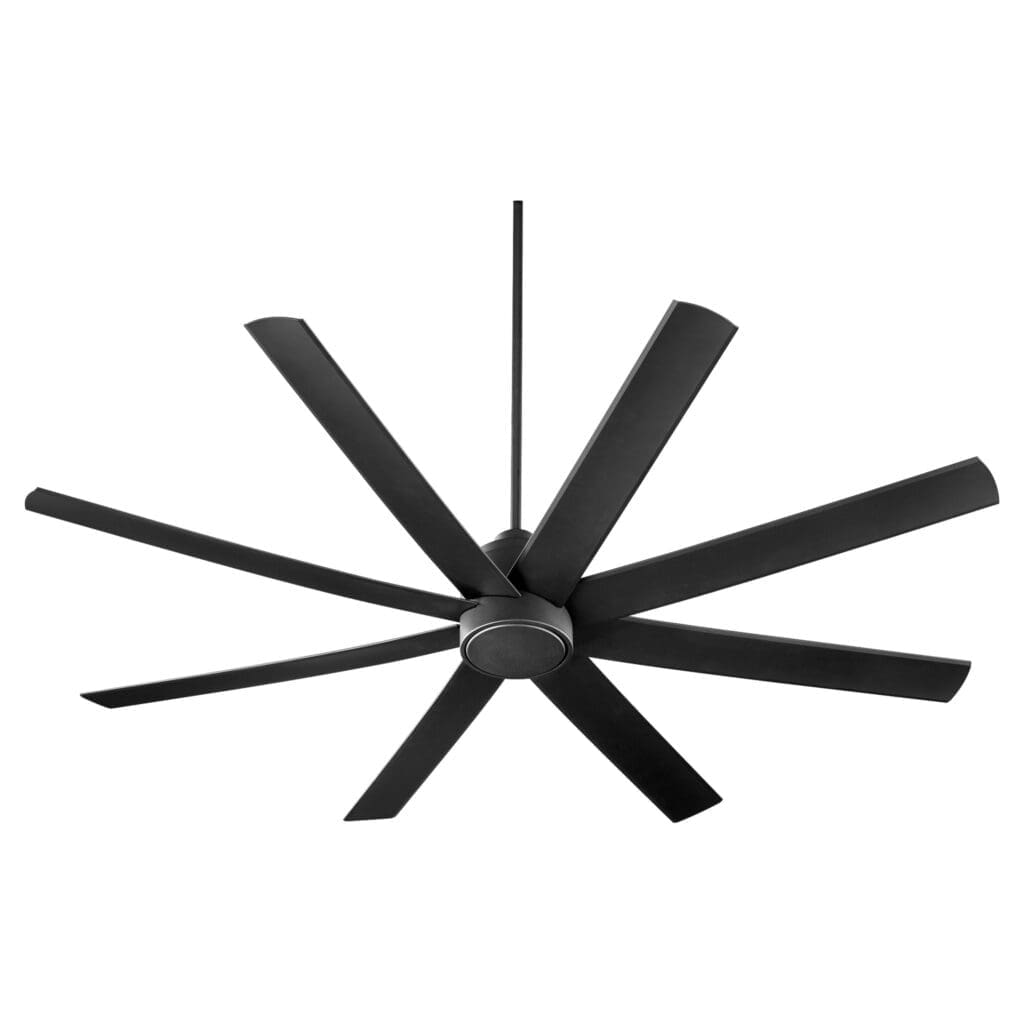 ABANICO DE TECHO NEGRO PARA EXTERIOR E INTERIOR TECHADO