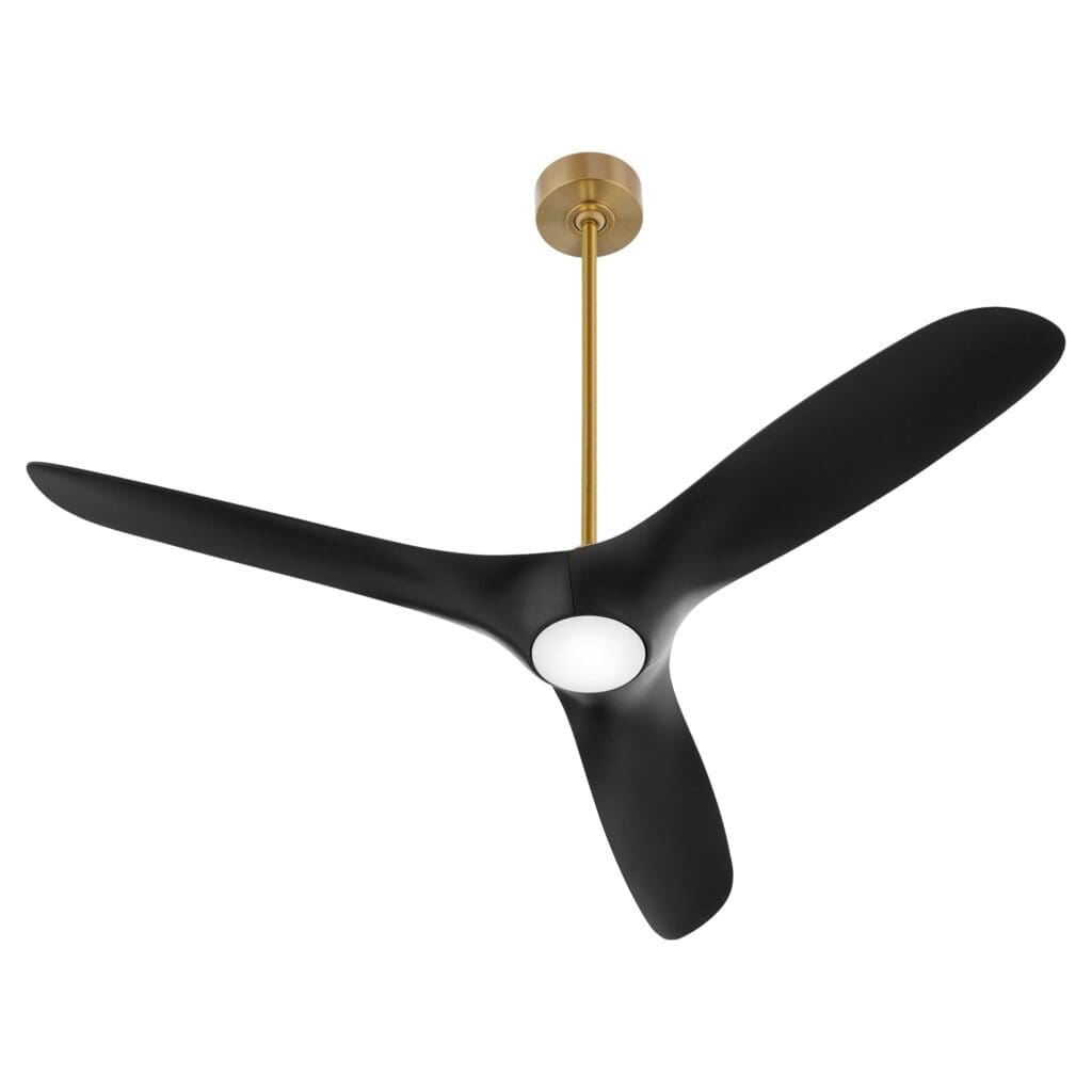 ABANICO DE TECHO NEGRO PARA INTERIOR HUMEDO