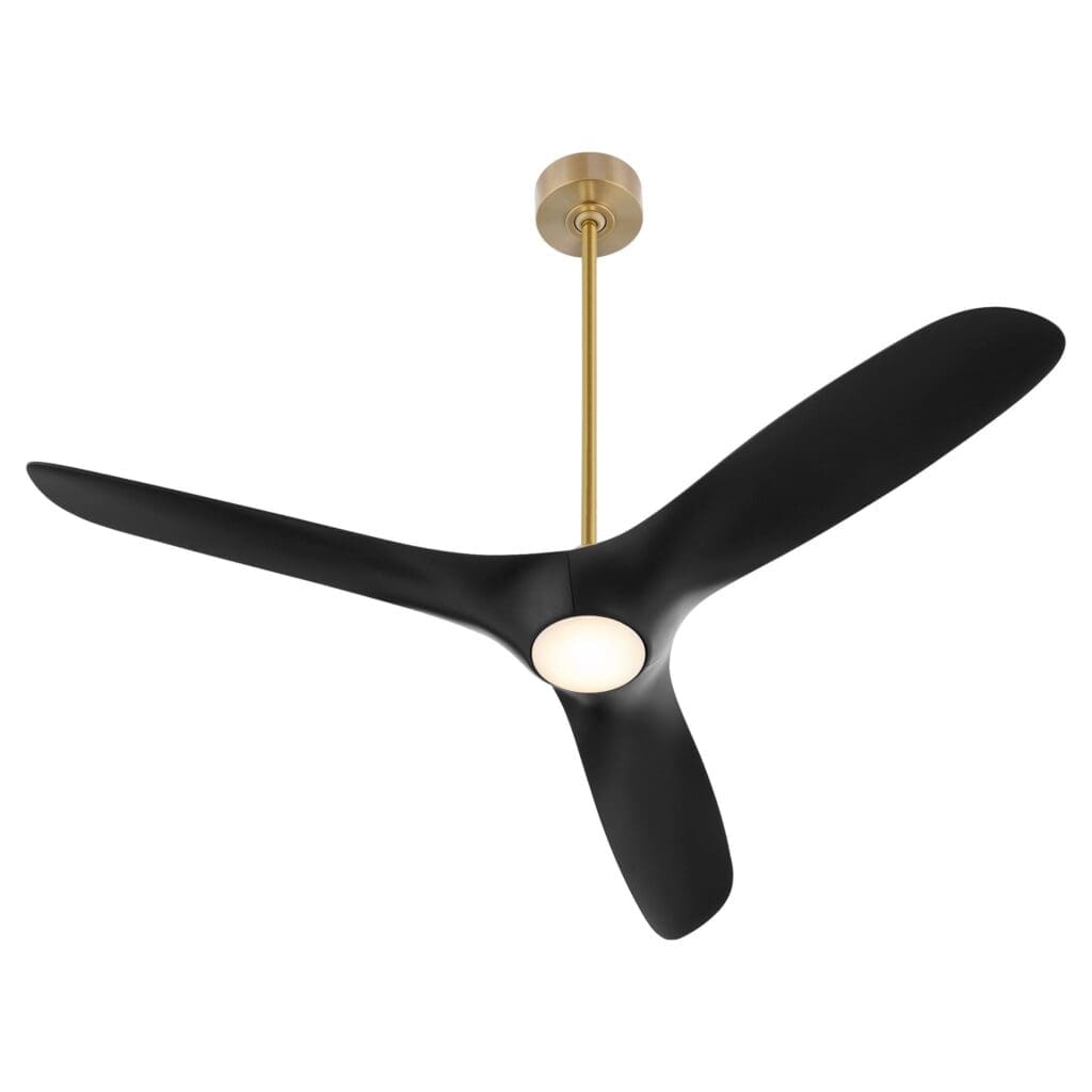 ABANICO DE TECHO NEGRO PARA INTERIOR HUMEDO