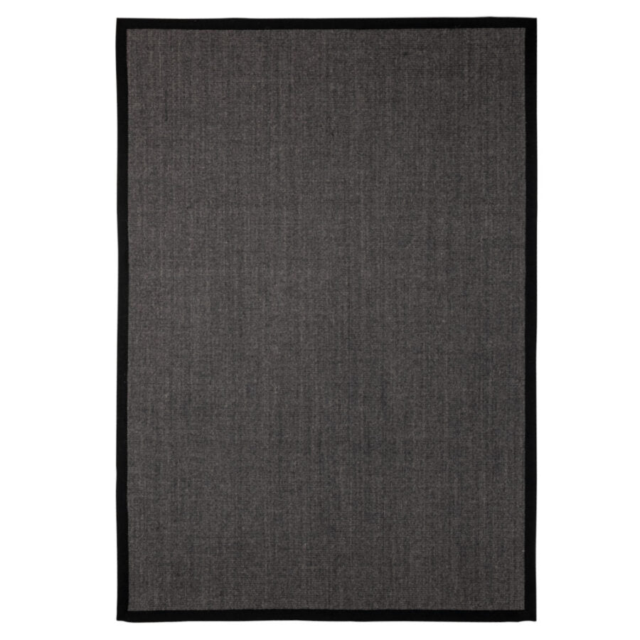 TAPETE AJMER GRIS NEGRO