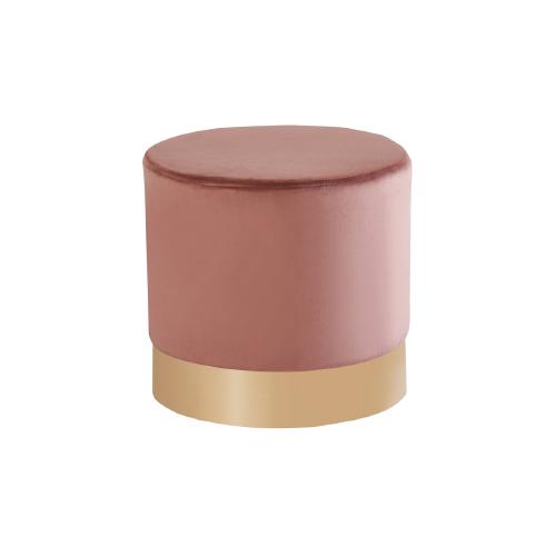 TABURETE SERENA 47 CM VELVET ROSA