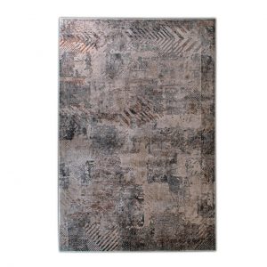 TAPETE HADIM GRIS ORO