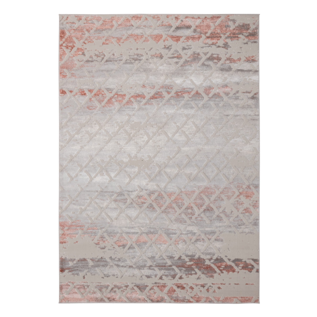 TAPETE BETSY CREMA GRIS ROSA