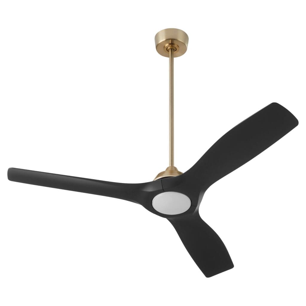 ABANICO DE TECHO NEGRO PARA EXTERIOR E INTERIOR TECHADO