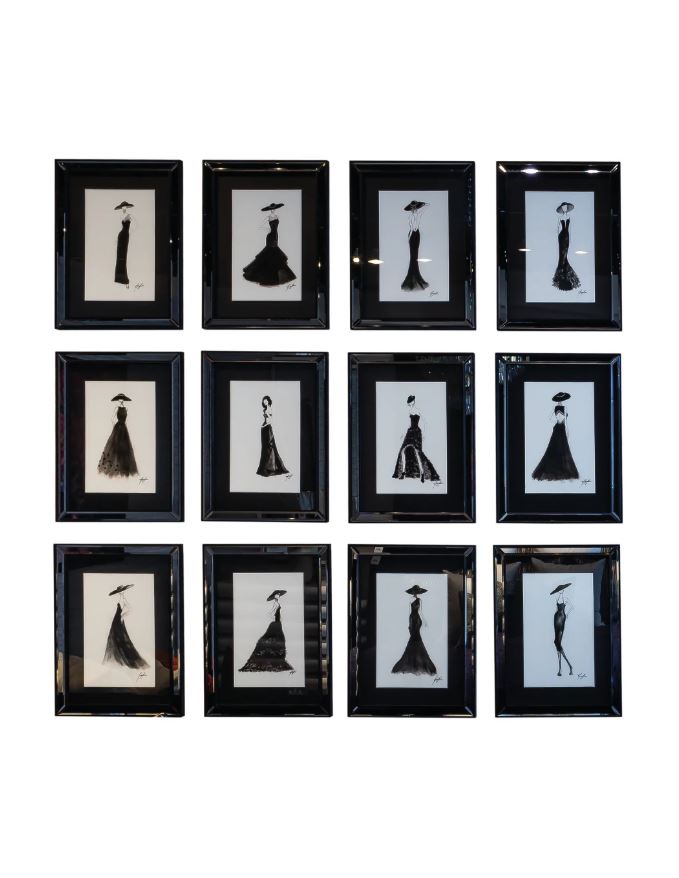 SET DE CUADROS NOIR & MIROIR