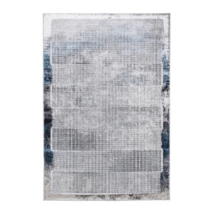 TAPETE AMINA GRIS GRIS AZUL