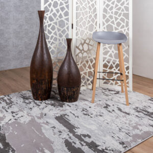 TAPETE AYDA GRIS PLATA