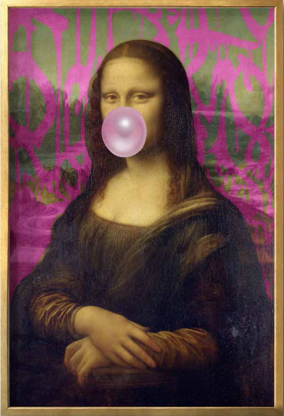 Bubble Gum Mona Lisa