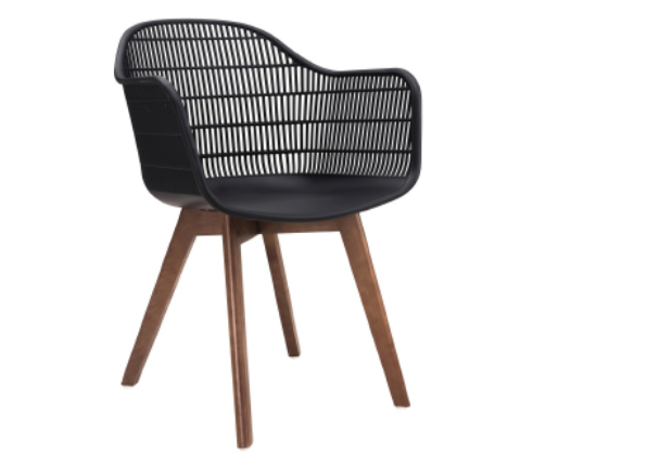 SILLA OCASIONAL ENZZA NEGRA MADERA