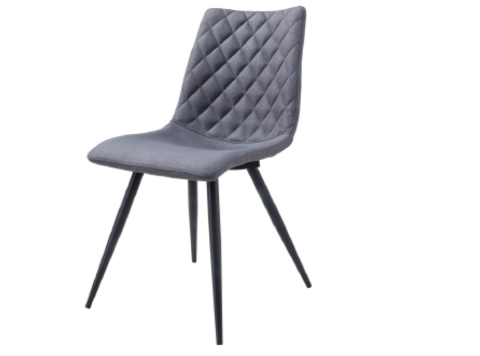SILLA ALESSIA TELA GRIS