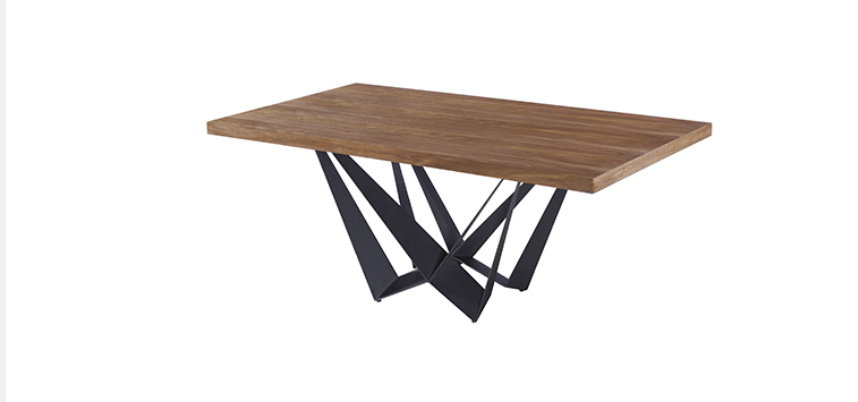 MESA DE COMEDOR UNICO INDUSTRIAL NEGRO