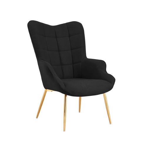 SILLON FRED OCASIONAL NEGRO GOLD