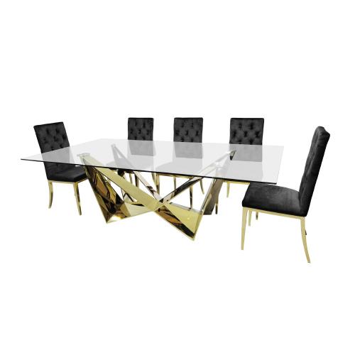 MESA DE COMEDOR UNICO GOLD