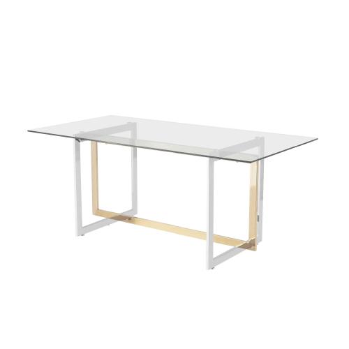 MESA DE COMEDOR SAMARA SILVER/GOLD