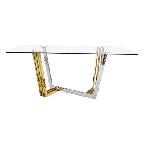 MESA DE COMEDOR MIRANDA SILVER/GOLD