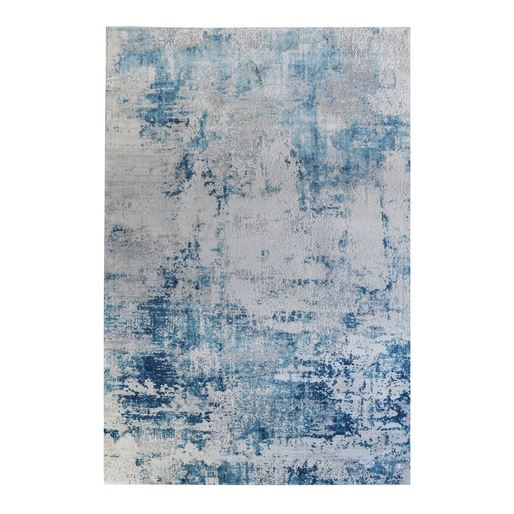 TAPETE KEMER GRIS AZUL