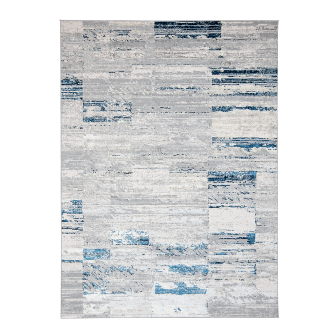 TAPETE DENIZ GRIS CREMA AZUL