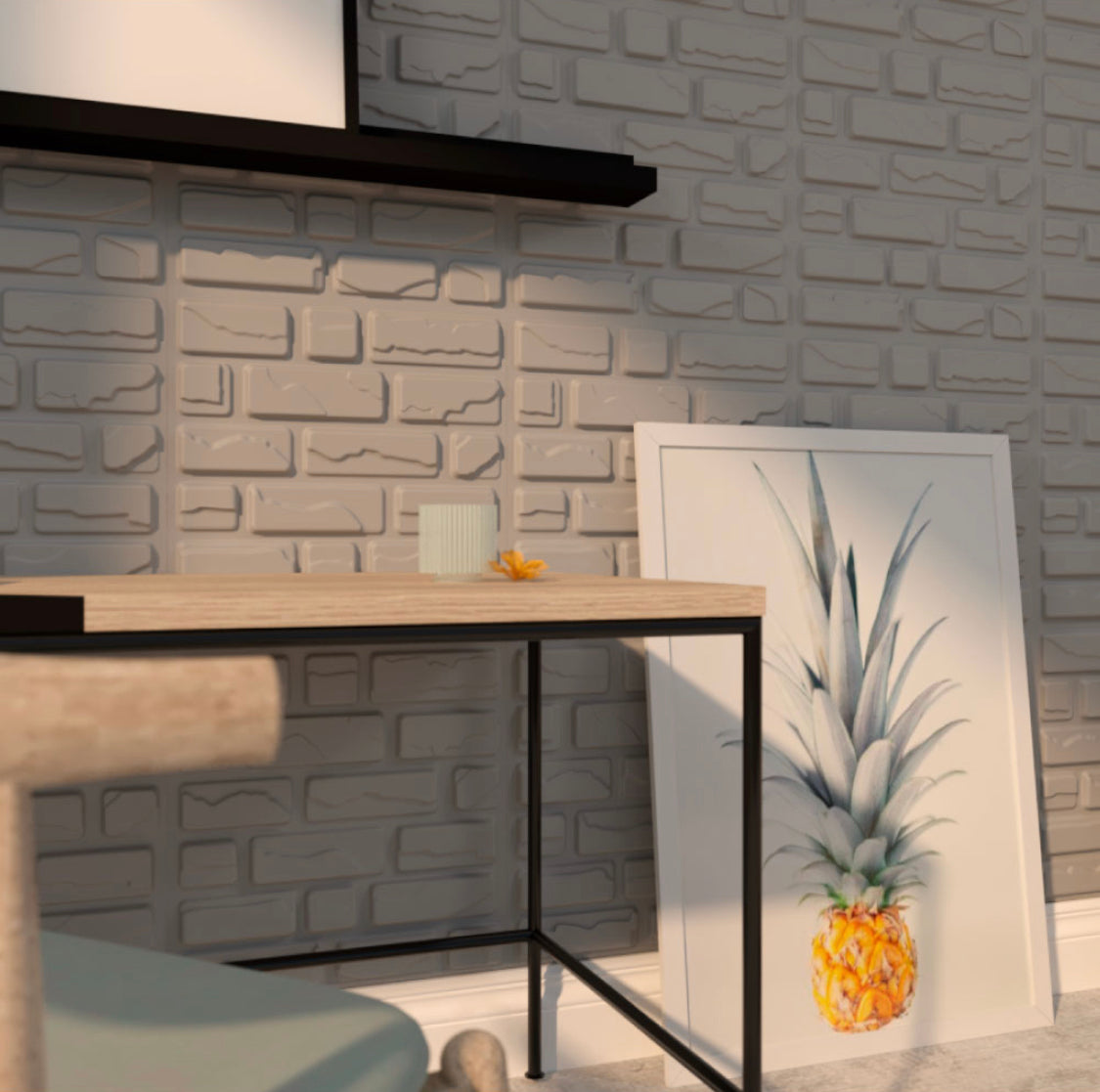PANEL 3D LADRILLO