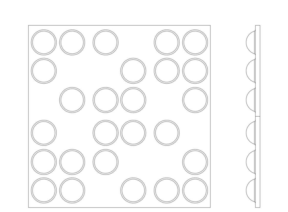 PANEL 3D DOTS