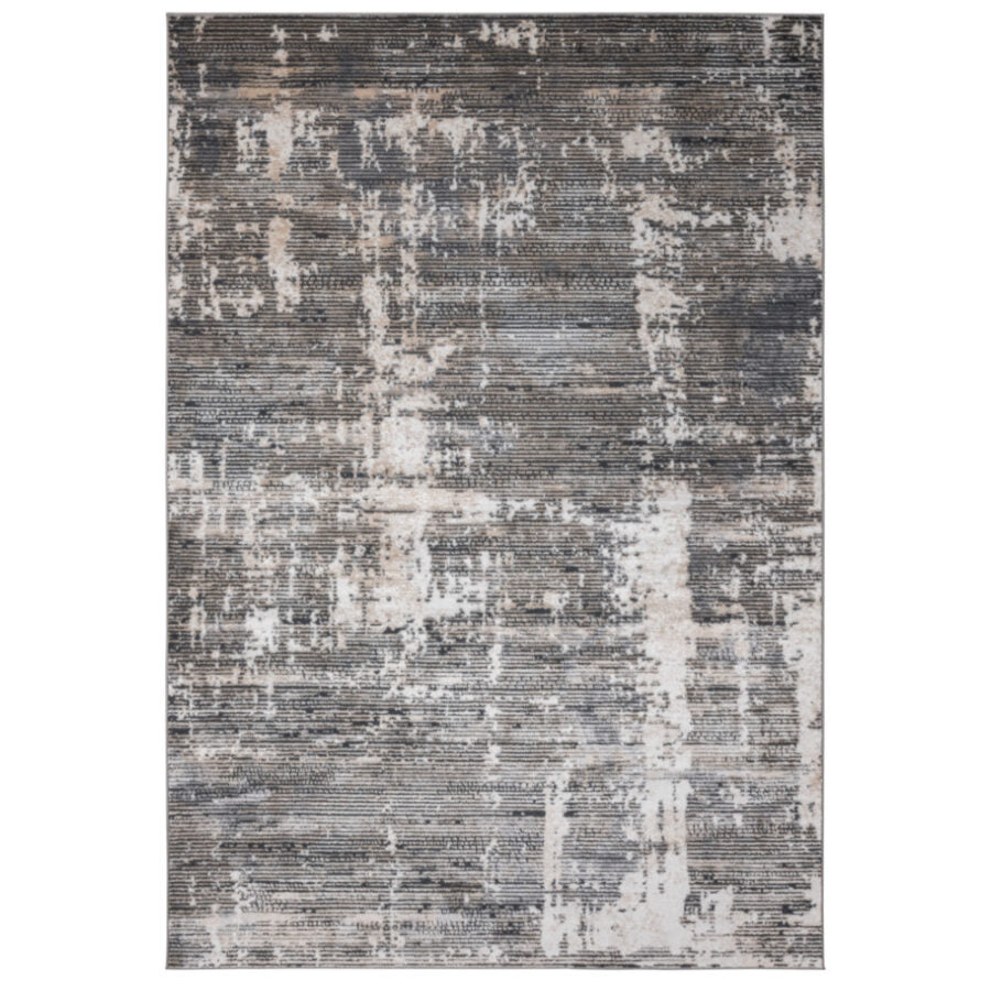 TAPETE JASMINE GRIS NEGRO